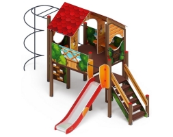 Детская игровая площадка Теремок ДИК 2.07.01-01 H=1200, фото 1 Детская игровая площадка Теремок ДИК 2.07.01-01 H=1200, фото 1