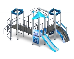 Детская игровая площадка Волшебный город (Снежная королева) ДИК 2.19.02-02 Н=1200, фото 1