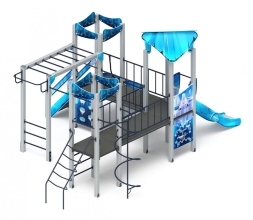 Детская игровая площадка Волшебный город (Снежная королева) ДИК 2.19.02-02 Н=1200, фото 2