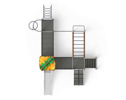 Детская игровая площадка Волшебный город (Майя) ДИК 2.19.02-01 Н=1200, фото 5