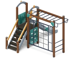 Детская игровая площадка Играйте с нами (Тайга) горка Н 1200 ДИК 2.01.1.05-03, фото 3