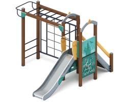 Детская игровая площадка Играйте с нами (Тайга) горка Н 1200 ДИК 2.01.1.05-03, фото 1