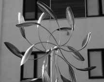 Скульптура из нержавеющей стали Звезда Увеличенный размер