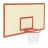 Стенд баскетбольный для залов с креплением и кольцом FIBA , щит 1800х1050 фанера влагостойкая УТ409-01 