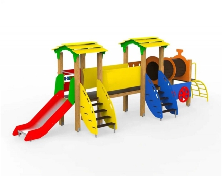 Детский игровой комплекс Поезд 1, фото 4