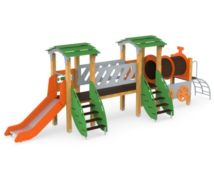 Детский игровой комплекс Поезд 1, фото 2