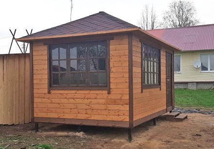 Закрытая беседка ДОМИК, фото 6
