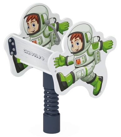 Космонавт - Качалка на пружине - ИО 22.14.01-И1, фото 2