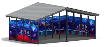 Теневой навес (Космопорт. Космос) - МФ 70.6.4-08, фото 1