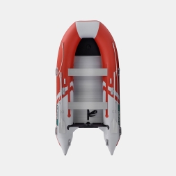 Gladiator B 370 AL LIGHT Красно-белый моторная лодка ПВХ Алюминиевый пайол, фото 4