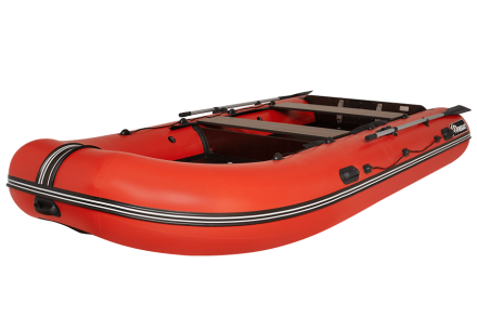 Моторная лодка ПВХ Фрегат 390 FM Light Jet/L/S (ФМ Лайт Джет/Л/С) Красный, фото 3