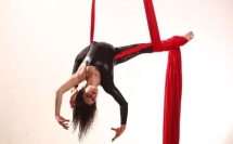 Полотно для гимнастики (ткань сильный стрейч Лайкра 80%) Полотно для гимнастики (ткань сильный стрейч Лайкра 80%)