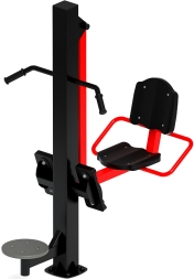 Жим ногами+Твистер (красный) - Уличный тренажер - СТ 022-11, фото 4