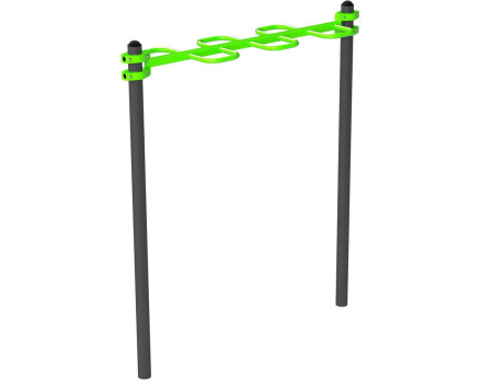 Гимнастический снаряд п-образный рукоход W255 GTO, фото 1