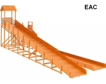 Зимняя горка Snow Fox 12 м с двумя скатами и выкатом 8 м Зимняя горка Snow Fox 12 м с двумя скатами и выкатом 8 м