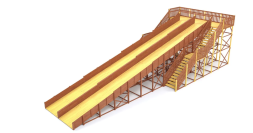 Зимняя горка Савушка Зима 12/1 без места для хранения, фото 1