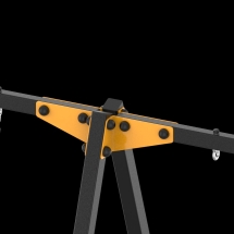 Уличные качели Рекорд W-2, перекладина 3 м Уличные качели Рекорд W-2, перекладина 3 м