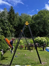 Уличные качели Рекорд W-2, перекладина 3 м Уличные качели Рекорд W-2, перекладина 3 м