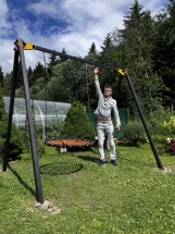 Уличные качели Рекорд W-2, перекладина 3 м Уличные качели Рекорд W-2, перекладина 3 м