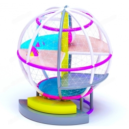 Детский игровой лабиринт «Круглый» 16,2 м² (D2,8*3,3м), фото 3 Детский игровой лабиринт «Круглый» 16,2 м² (D2,8*3,3м), фото 3