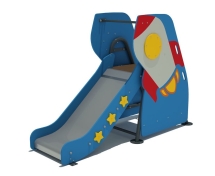 Горка Ракета от 2 лет для детской площадки Горка Ракета от 2 лет для детской площадки