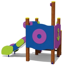 Игровой комплекс 070283.21 H=650 для детей 2-4 года для уличной площадки Игровой комплекс 070283.21 H=650 для детей 2-4 года для уличной площадки