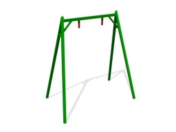 Качели Ветерок 1 К011 с креслом К045 для детских площадок, фото 2 Качели Ветерок 1 К011 с креслом К045 для детских площадок, фото 2