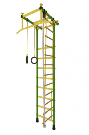 ДСК &quot;Лидер Г-02&quot; турник с широким хватом зелёно/жёлтый, фото 1