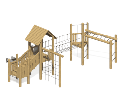 Игровой комплекс Эко ИК-234 для детской площадки, фото 3 Игровой комплекс Эко ИК-234 для детской площадки, фото 3