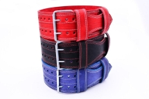 Пояс для пауэрлифтинга на пряжке 100мм (2иглы)  двухслойный