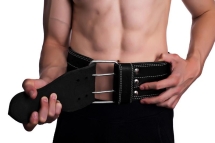 Пояс для пауэрлифтинга на пряжке 100мм (2иглы)  двухслойный