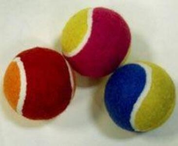 Мяч б/т упаковка 3шт. (в полиэтиленовом пакете) цветной, фото 1