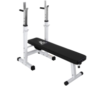 Скамья со стойками под штангу DFC складная DBCH2W