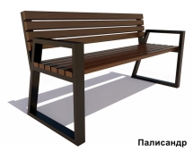 Скамейка уличная Кёльн, Лиственница 2 м