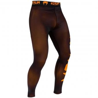 Компрессионные штаны Venum Giant Black/Orange, фото 2