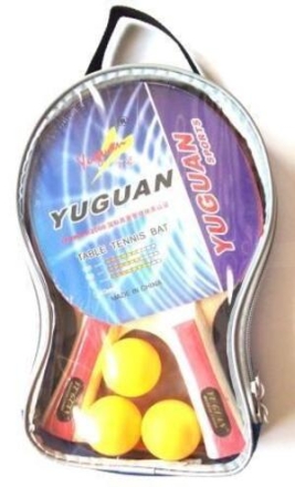 Набор для н/т YUGUAN 01 (2 ракетки + 3 шара) в чехле, фото 1