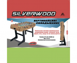 Игровой стол - футбол DFC SILVERWOOD SB-ST-07, фото 8