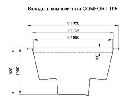 Купель COMFORT 195 COLD (термососна), фото 9