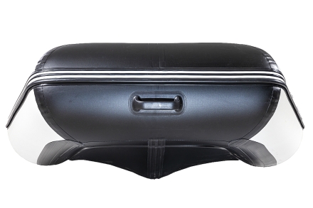 Броня-280 СК слань+киль белый-черный (лодка ПВХ под мотор с усилением), фото 6