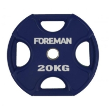 Диск X-Training уретановый цветной FOREMAN FM/UPX-20KG-BL (20 кг)