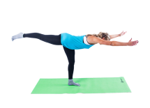 Коврик для йоги 5 мм бордово-зеленый Коврик для йоги 5 мм бордово-зеленый