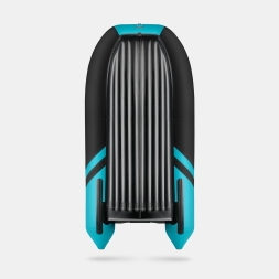 GLADIATOR E 300 SL AIR SPORT Черно-бирюзовый моторная лодка ПВХ, фото 3