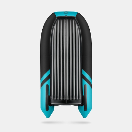 GLADIATOR E 300 SL AIR SPORT Черно-бирюзовый моторная лодка ПВХ, фото 3