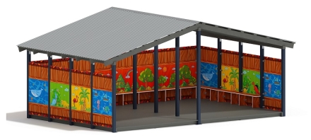 Теневой навес (Карандаши) - МФ 70.6.4-09, фото 1