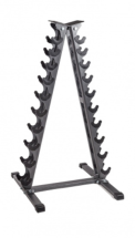 Стойка для 10 пар хромированных гантелей Стойка для 10 пар хромированных гантелей