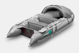 Gladiator C 330 AL ACTIVE Светло-темносерый моторная лодка ПВХ Алюминиевый пайол, фото 2