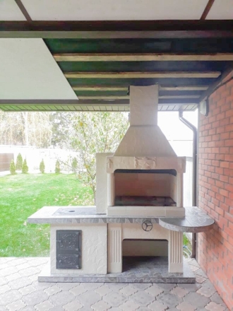 Печь № 20 — Печь барбекю с печью под казан (Большая топка), фото 8