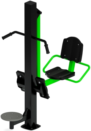 Жим ногами+Твистер (зеленый) - Уличный тренажер - СТ 022-12, фото 4