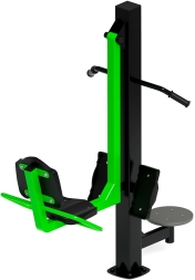 Жим ногами+Твистер (зеленый) - Уличный тренажер - СТ 022-12, фото 3