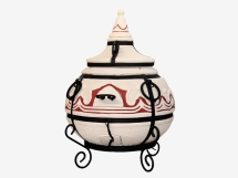 Тандыр керамический Восточный с откидной крышкой Тандыр керамический Восточный с откидной крышкой